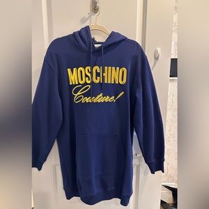 MOSCHINO navy blue hoodie